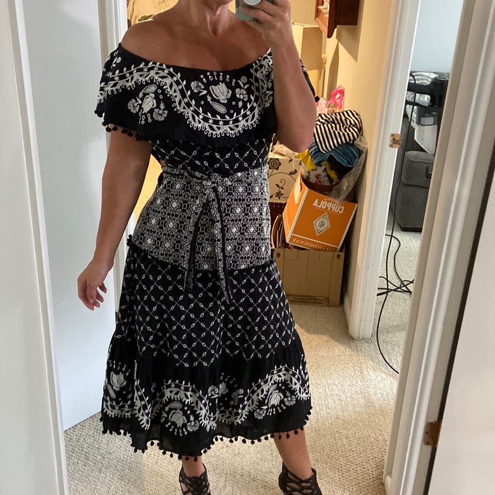 Anthropology boho dress